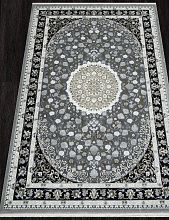 Ковер в гостиную черный MIRAY O1467 090 BLACK