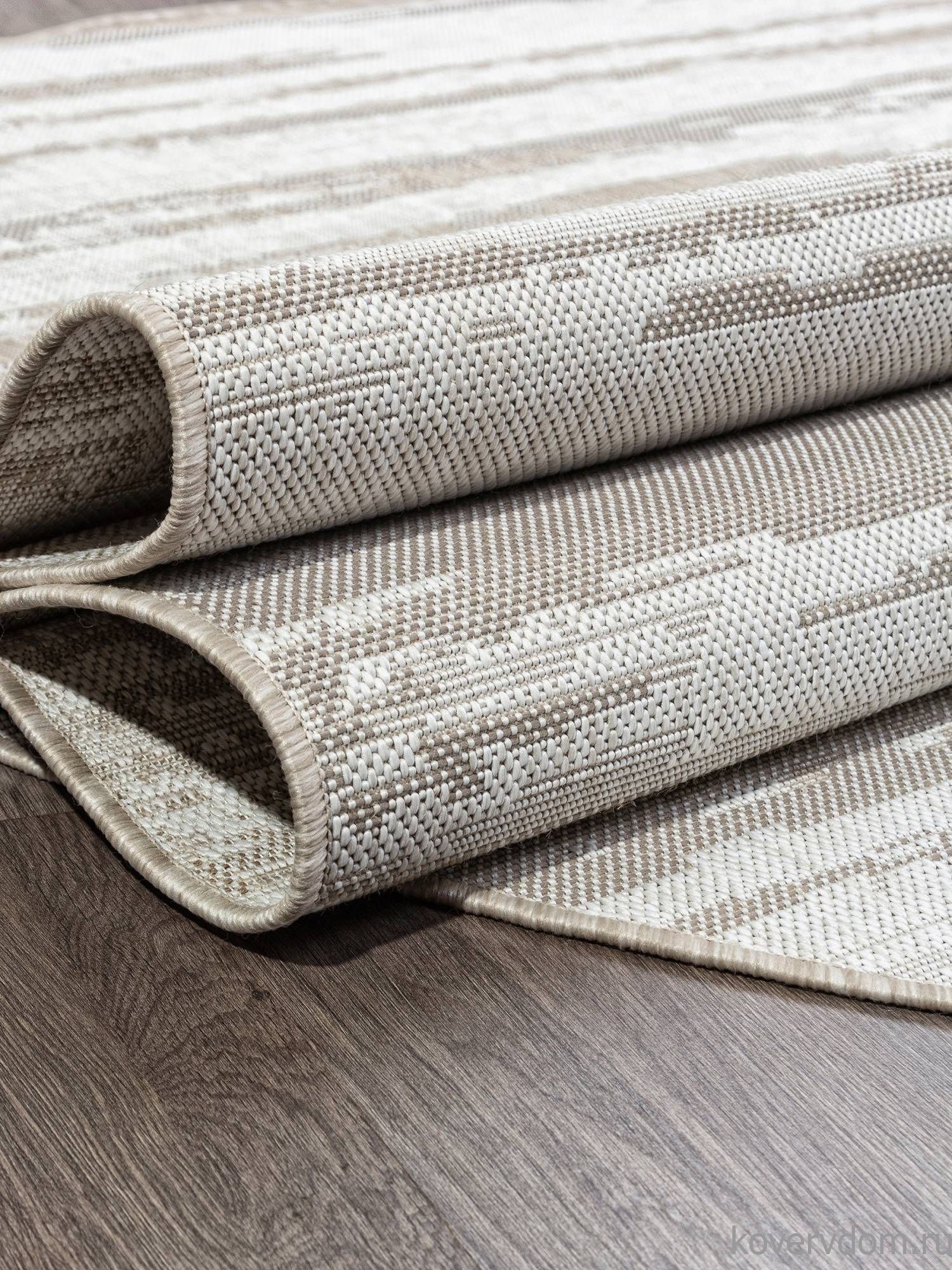 Ковер-циновка KAIR-A S143 BEIGE Овал