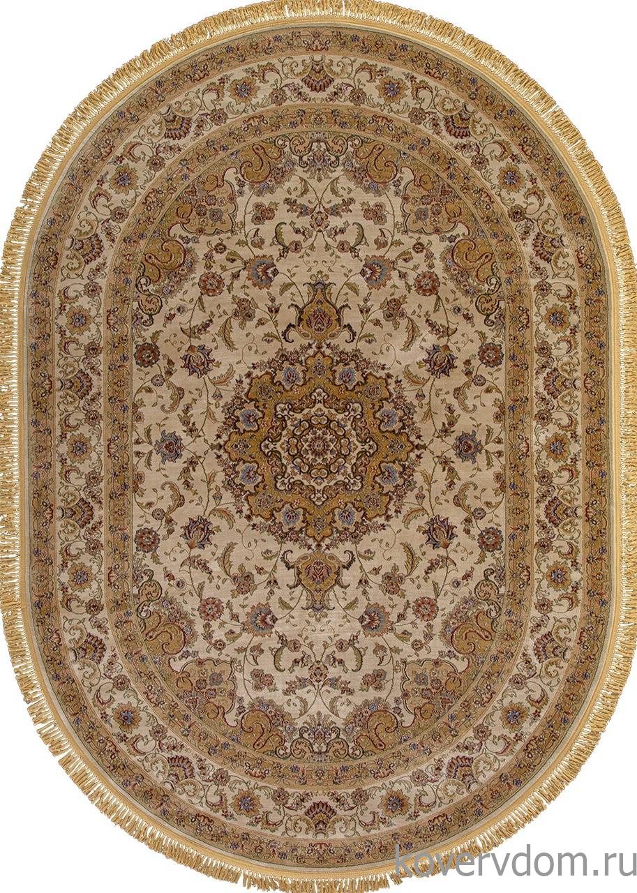Ковер BUHARA d158 CREAM Овал