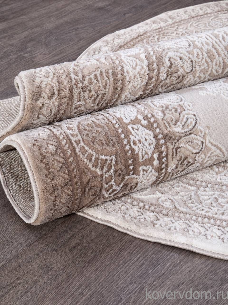 Ковер ARMINA 03704A BROWN / BROWN Овал Ковер ARMINA 03704A BROWN / BROWN Овал