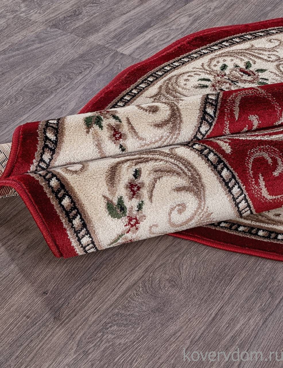 Ковер COLIZEY D066 RED Круг