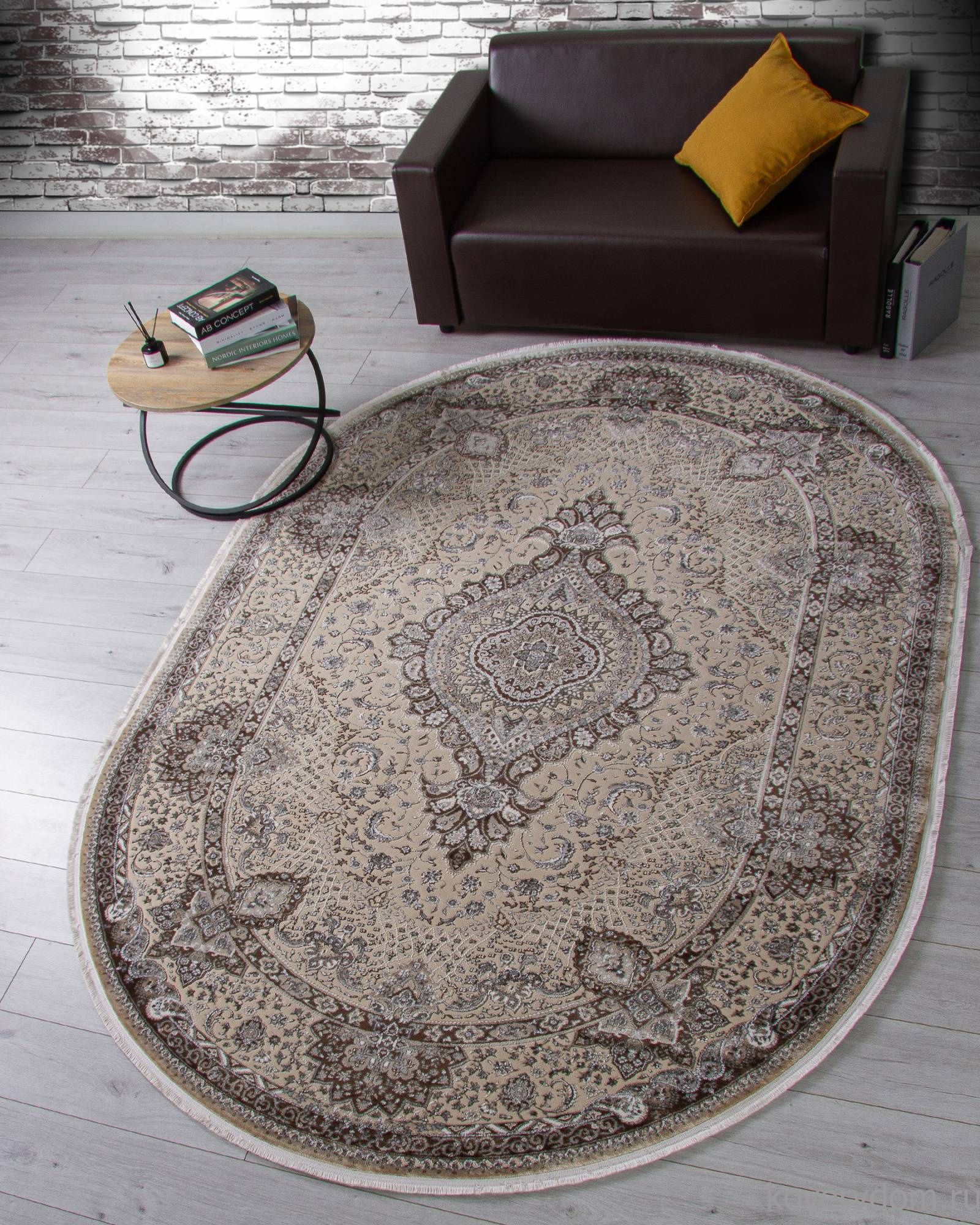 Ковер DOLCE D414 BEIGE Овал Ковер DOLCE D414 BEIGE Овал