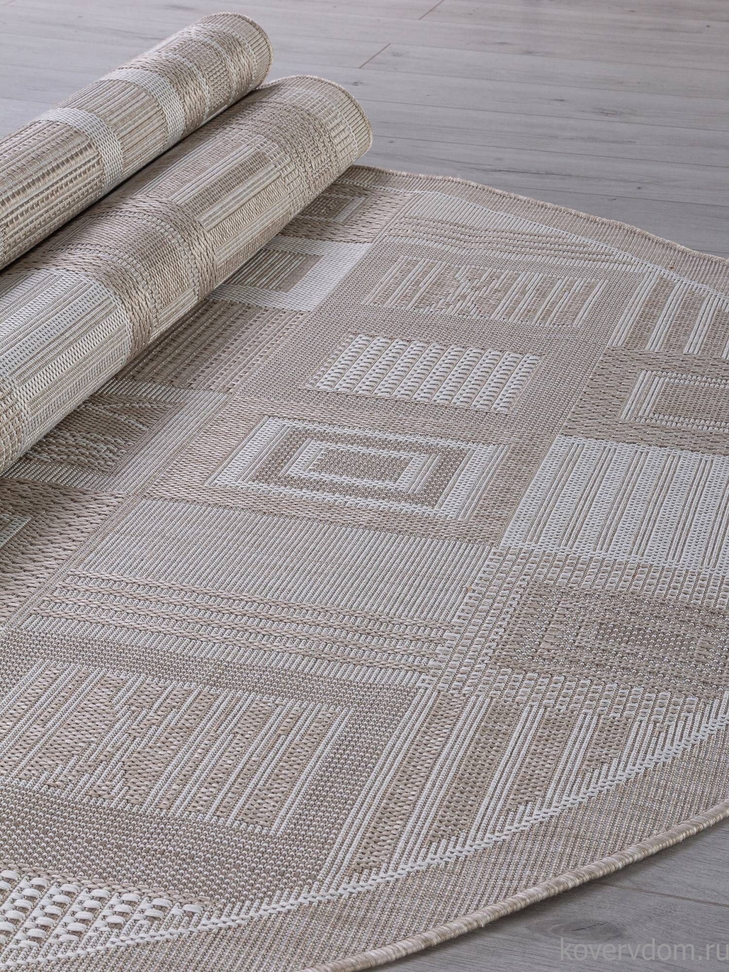 Ковер KAIR S138 BEIGE Овал Ковер KAIR S138 BEIGE Овал