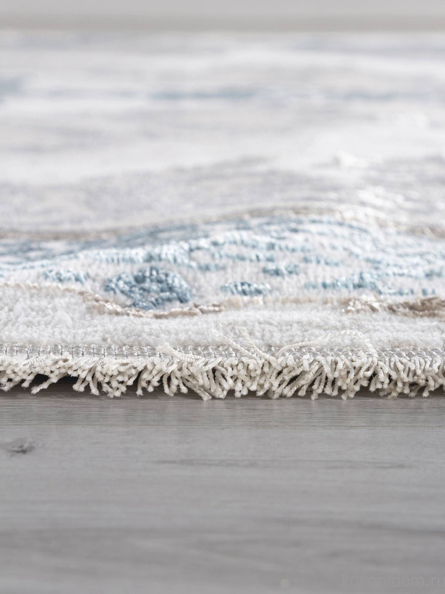 Ковер EFSAN L270A CREAM SHRINK / BLUE FDY Овал Ковер EFSAN L270A CREAM SHRINK / BLUE FDY Овал