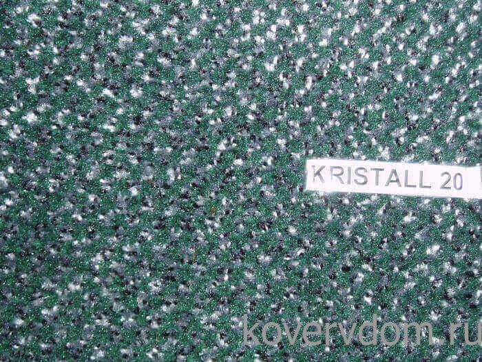 Грязезащитная дорожка Kristall 20 зеленый