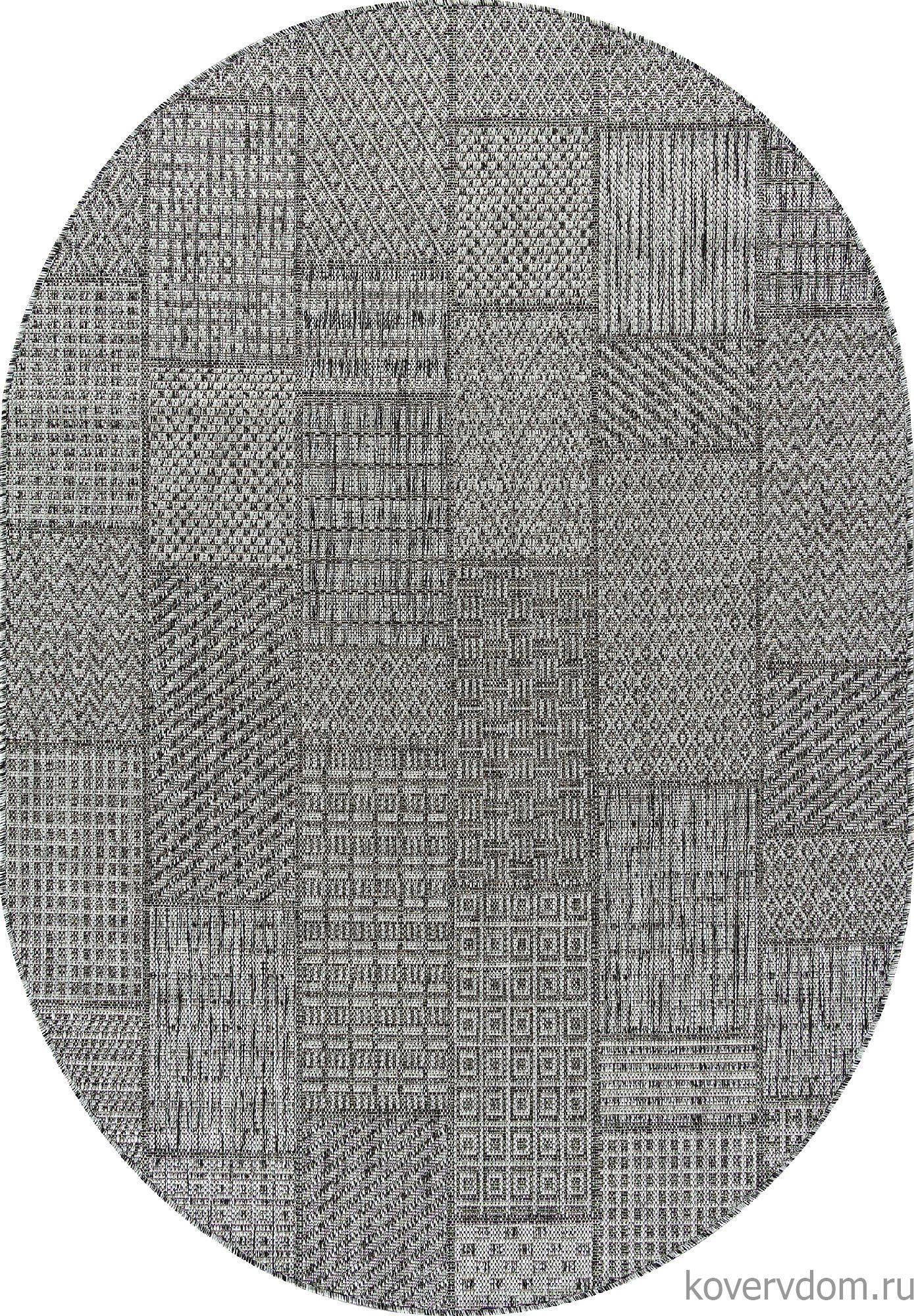 Ковер KAIR S160 DARK GRAY Овал Ковер KAIR S160 DARK GRAY Овал