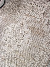 Ковер с бахромой NOVA 04089A CREAM HB / LIGHT GRI HB Овал
