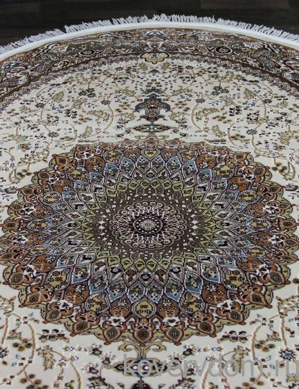 Ковер SHAHREZA d205 CREAM-BROWN Овал Ковер SHAHREZA d205 CREAM-BROWN Овал