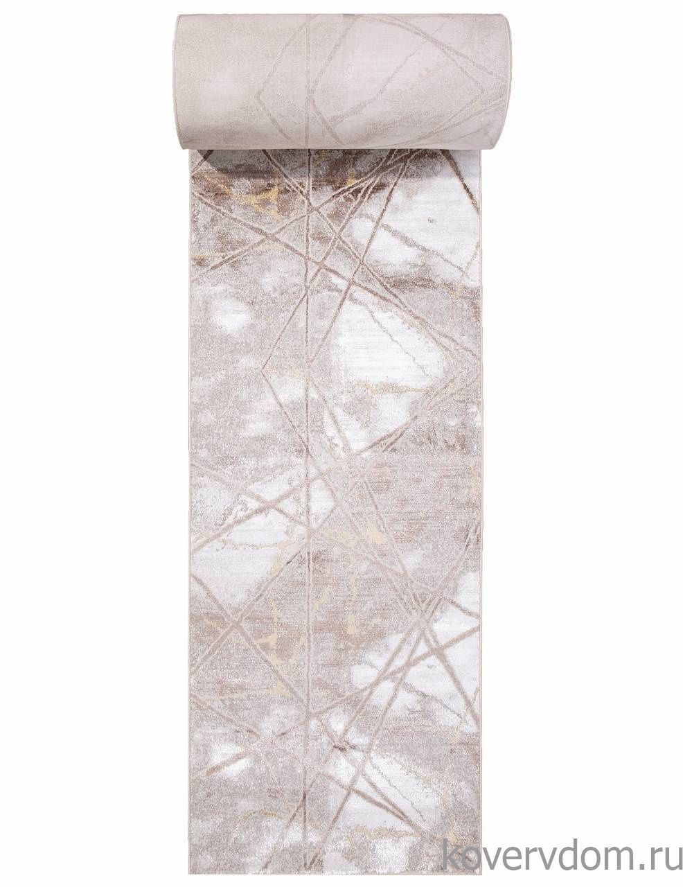 Ковровая Дорожка AJMAL LP 315 CREAM / BROWN Ковровая Дорожка AJMAL LP 315 CREAM / BROWN