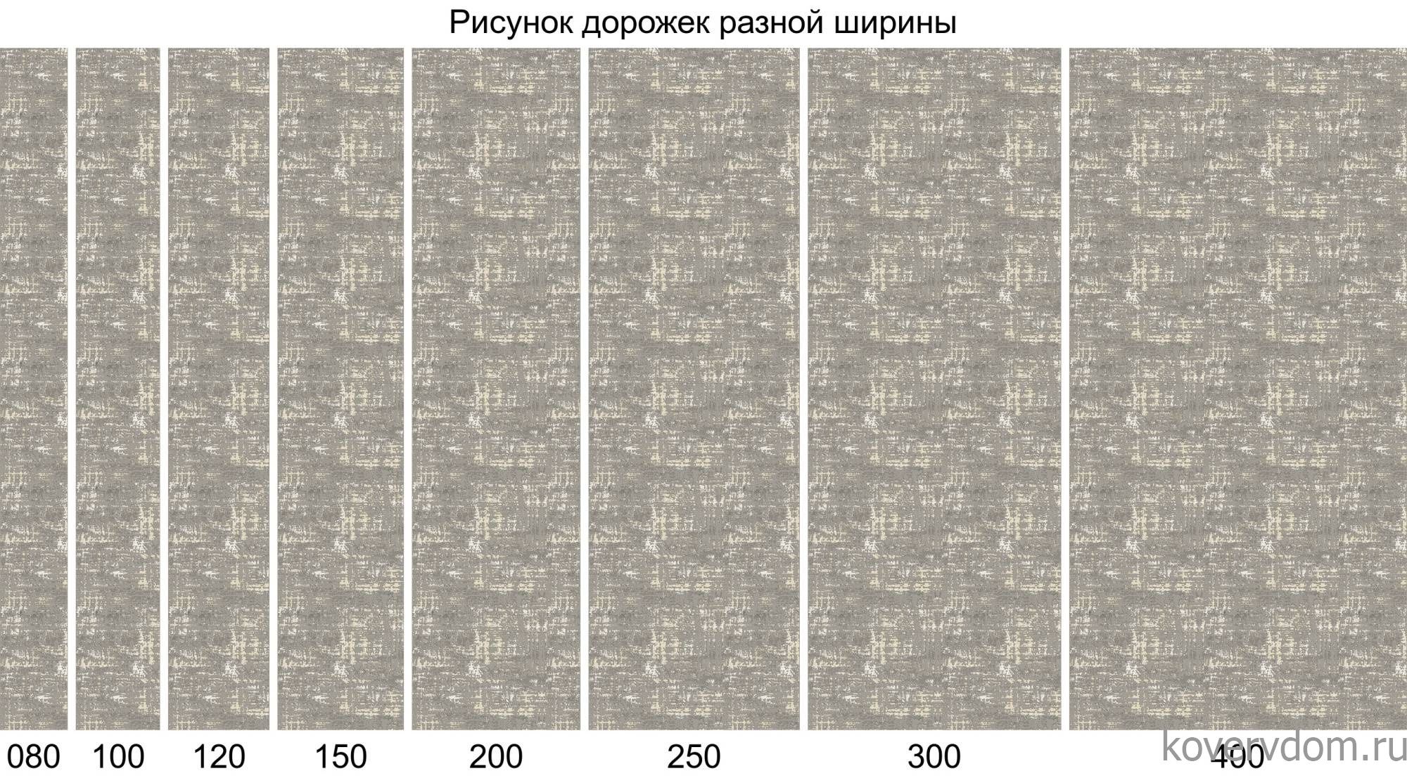 Ковровая Дорожка RICHI 8667 GRAY-CREAM