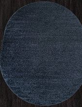 Овальный ковер синий MAKAO S600 F.BLUE Овал