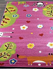 Ковер розовый CRYSTAL C022 PINK