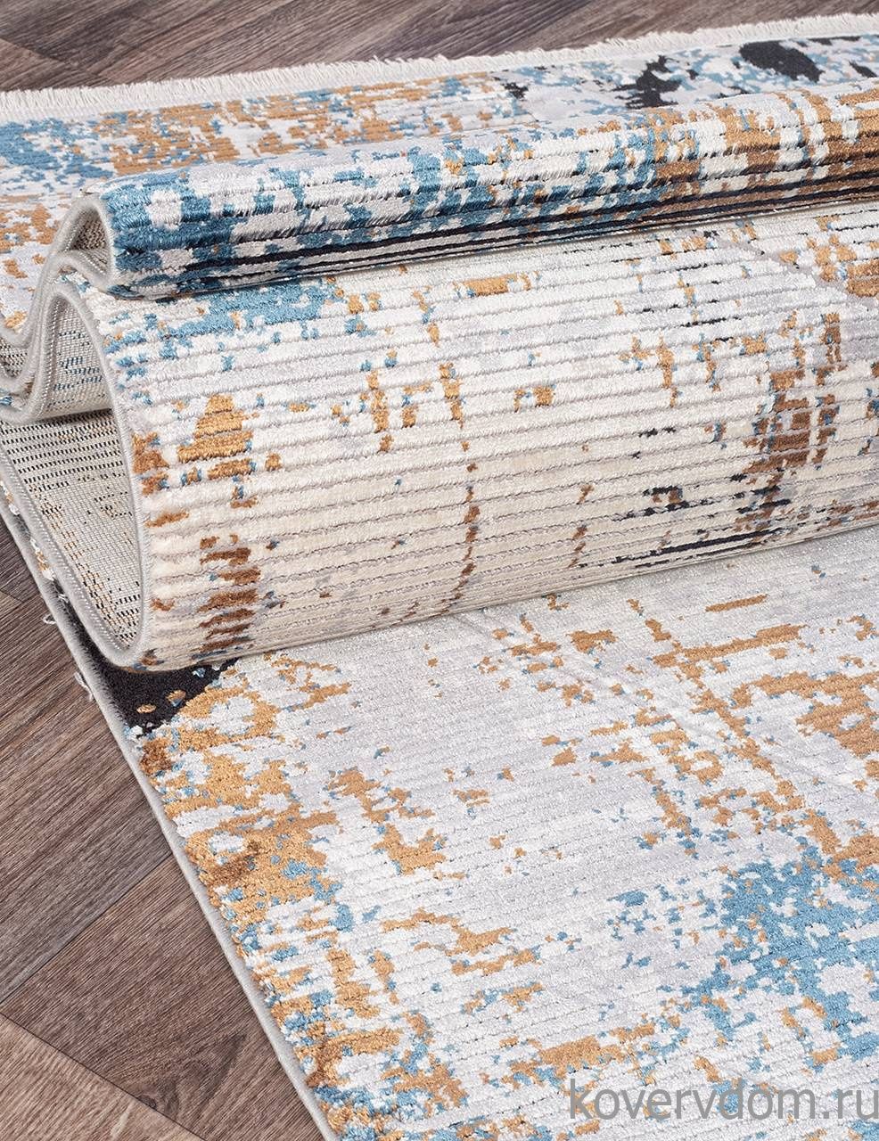 Ковер ERVA 18128 L.GRAY / BLUE Ковер ERVA 18128 L.GRAY / BLUE