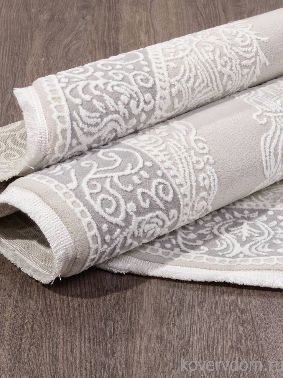 Ковер MODA 1386 ACIK GRI Овал Ковер MODA 1386 ACIK GRI Овал