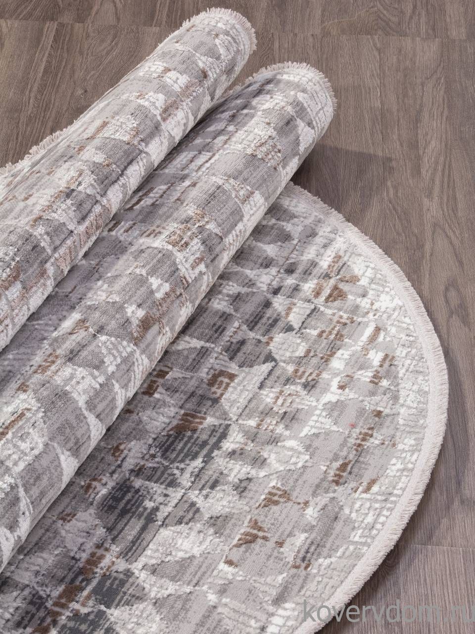 Ковер MODA 1450 ACIK GRI Овал Ковер MODA 1450 ACIK GRI Овал