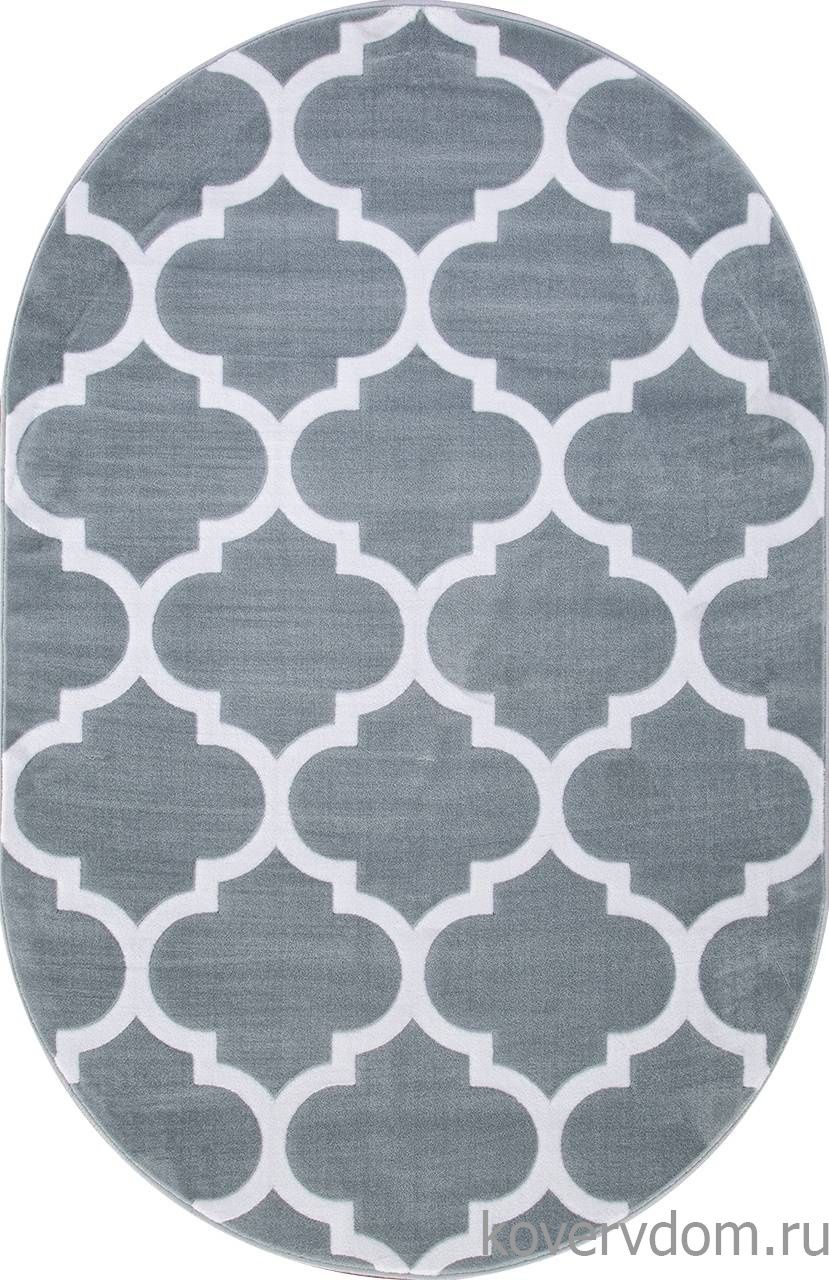 Ковер MEGA CARVING WK d422 LIGHT BLUE Овал Ковер MEGA CARVING WK d422 LIGHT BLUE Овал