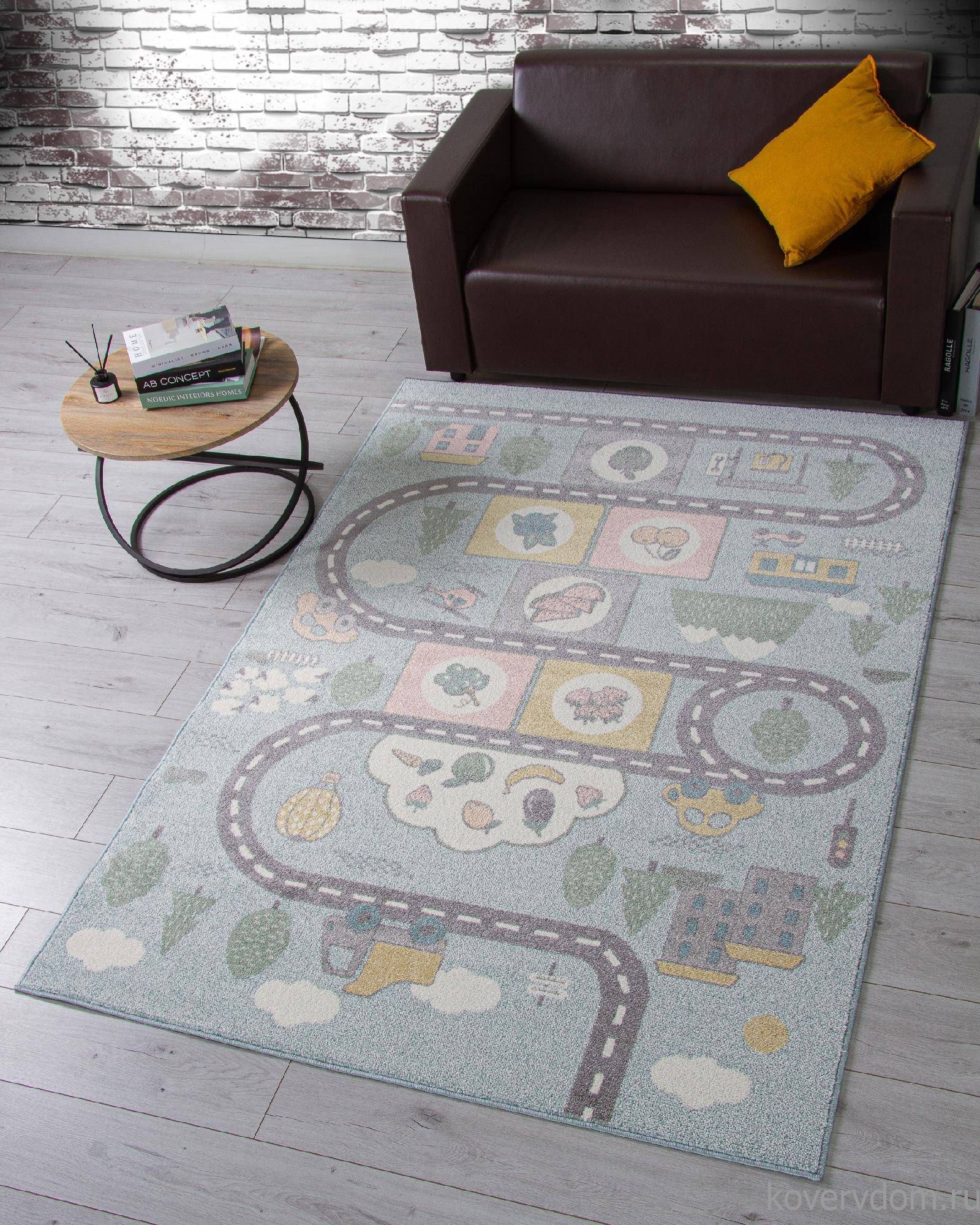 Ковер с дорогами IZUMRUD C214 MULTICOLOR