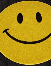 Ковер желтый SMILE NC19 YELLOW Круг