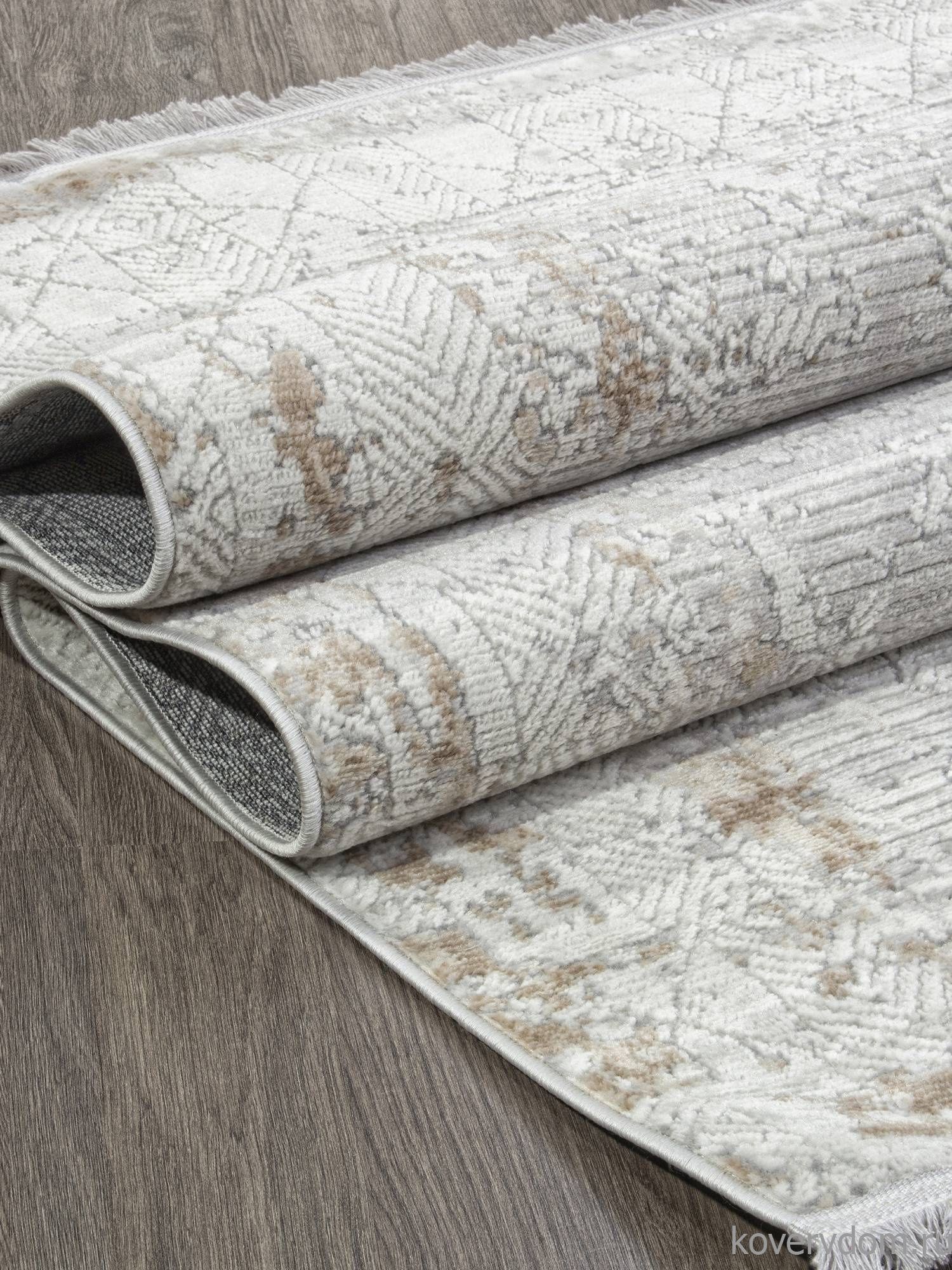 Ковер ALANYA 22400A CREAM / GREY Ковер ALANYA 22400A CREAM / GREY