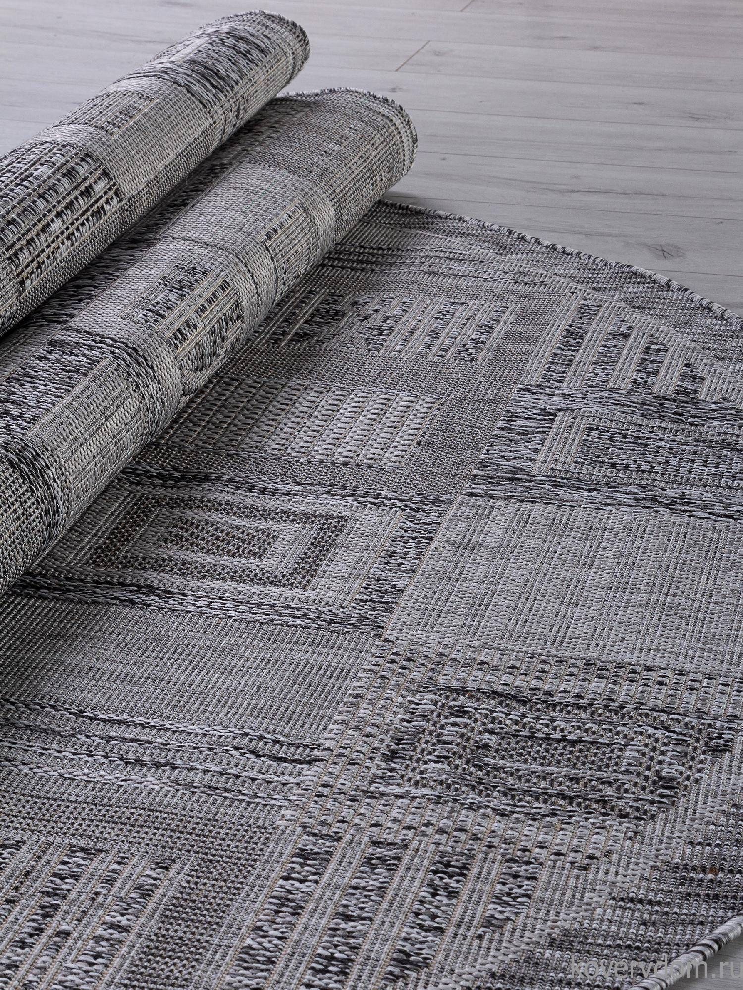 Ковер KAIR S138 DARK GRAY Овал Ковер KAIR S138 DARK GRAY Овал