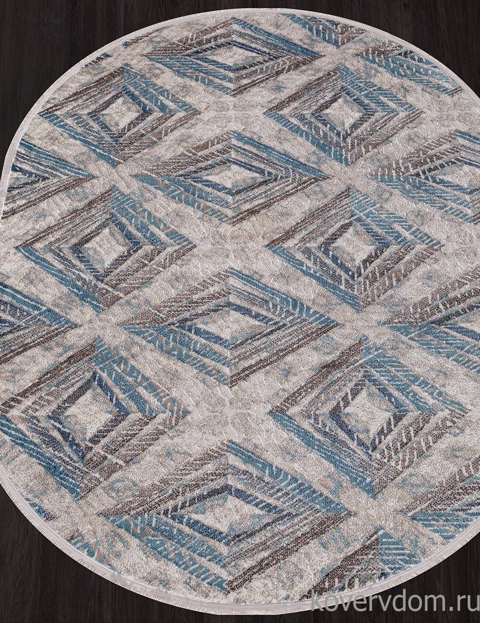 Ковер MOROCCO D855 BLUE Овал