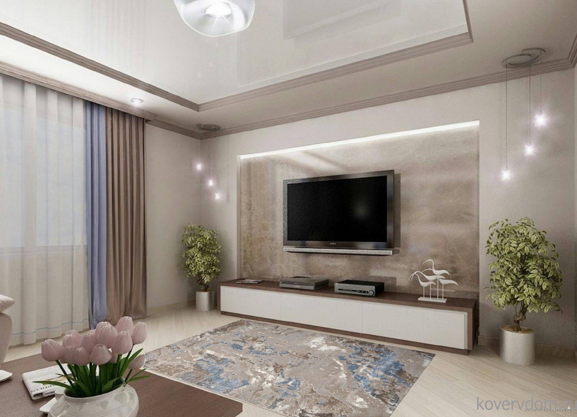 Ковер PARADIZE 00085A L.BLUE / BEIGE Ковер PARADIZE 00085A L.BLUE / BEIGE