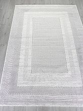 Круглый ковер SIROCCO F040AC GREY / WHITE