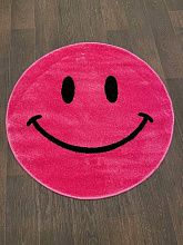 Ковер розовый SMILE NC19 PINK Круг