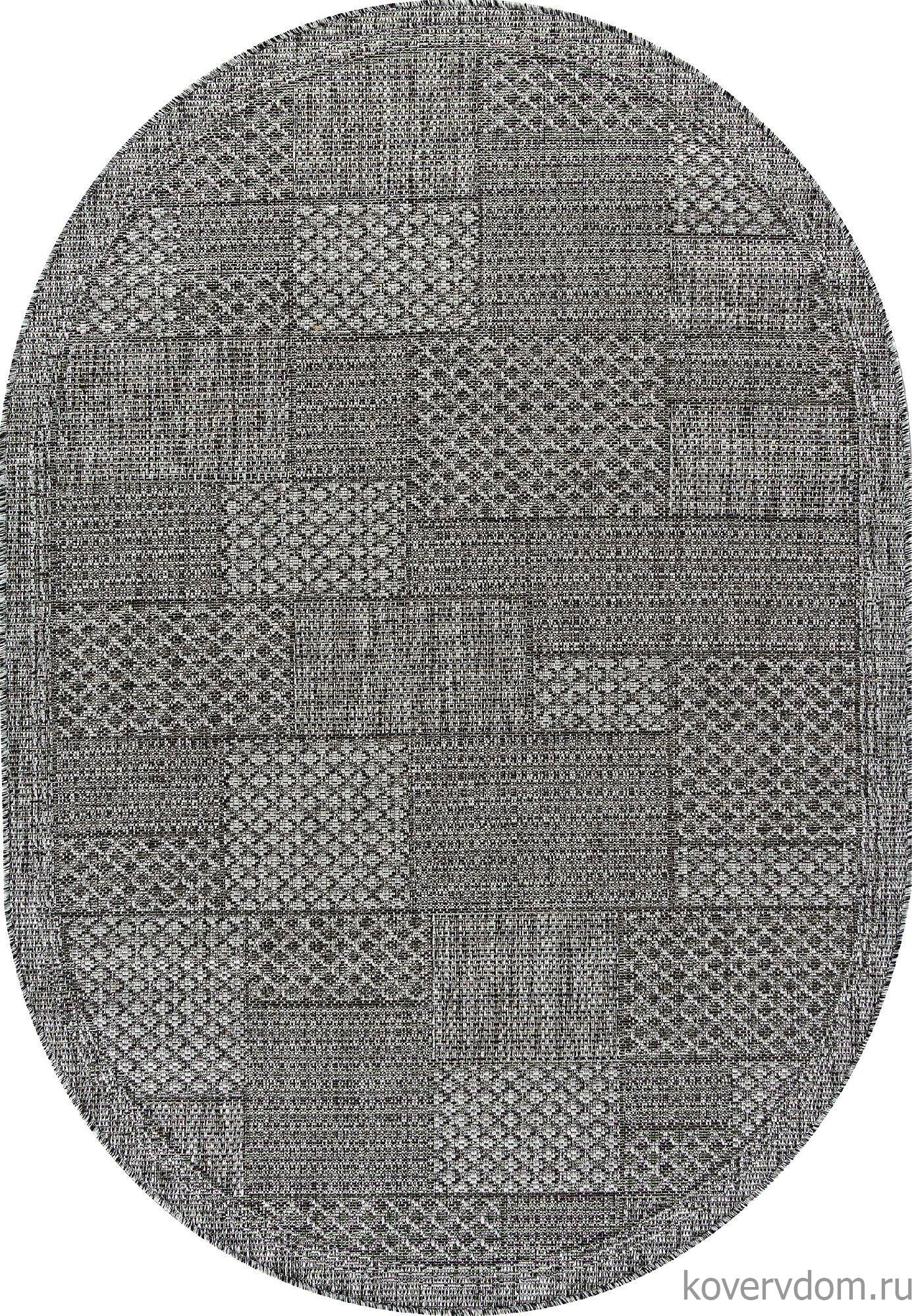 Ковер KAIR S148 DARK GRAY Овал Ковер KAIR S148 DARK GRAY Овал