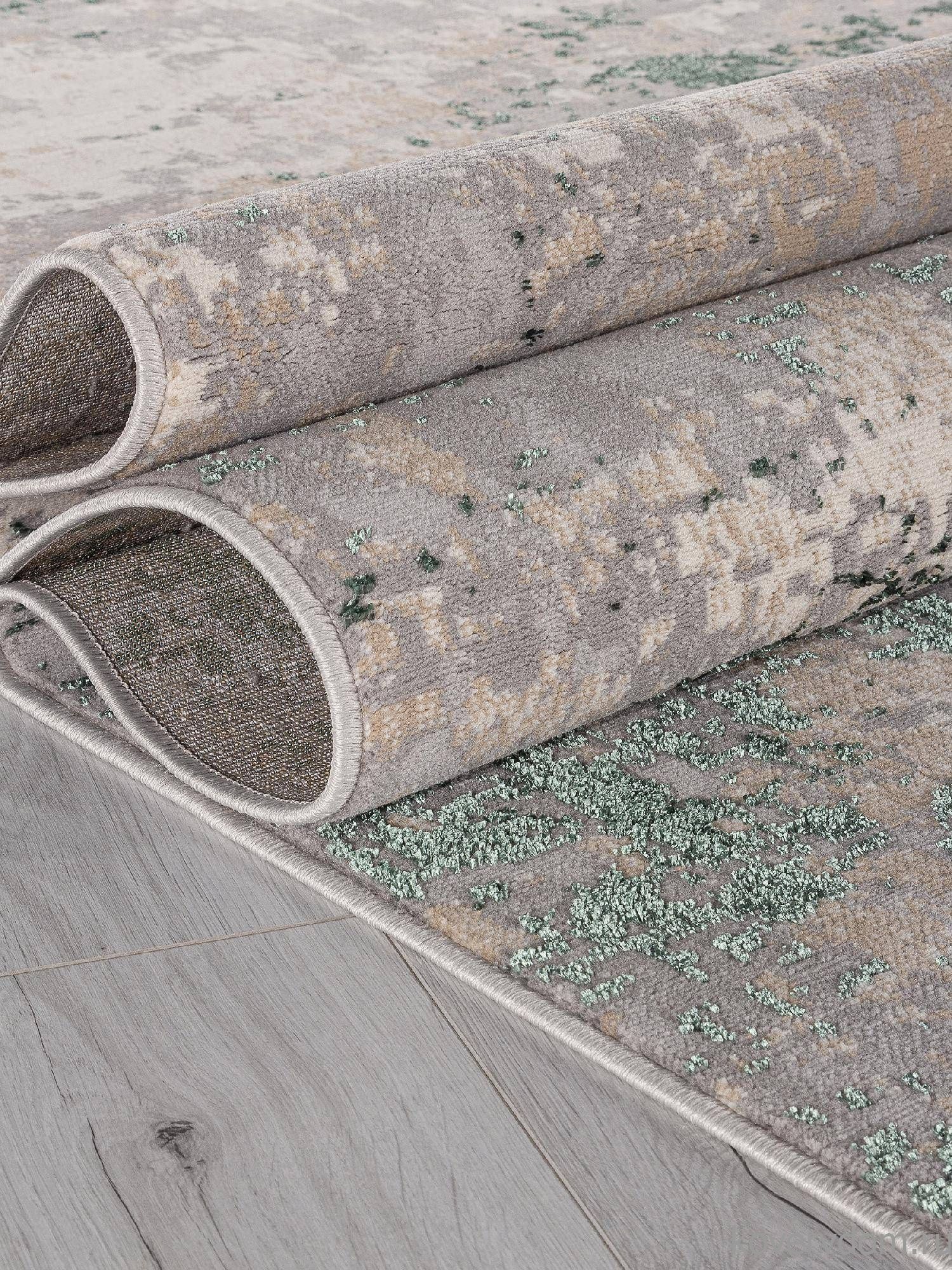 Ковер LIMAN F163 GRAY-GREEN Ковер LIMAN F163 GRAY-GREEN