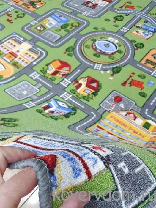 Детский ковер-палас с дорогами TOWN 1367-51 Детский ковер-палас с дорогами TOWN 1367-51