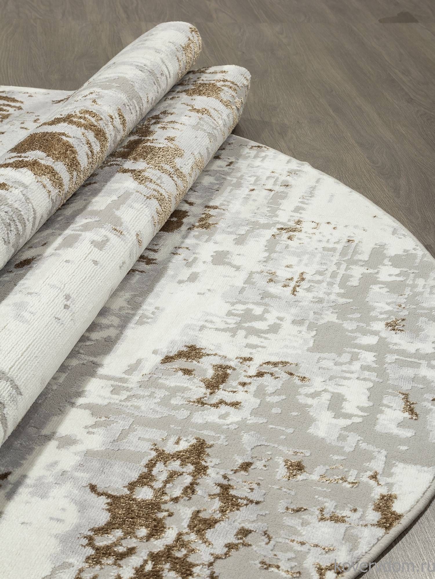 Ковер PALERMO F284 GRAY-GREEN Овал Ковер PALERMO F284 GRAY-GREEN Овал