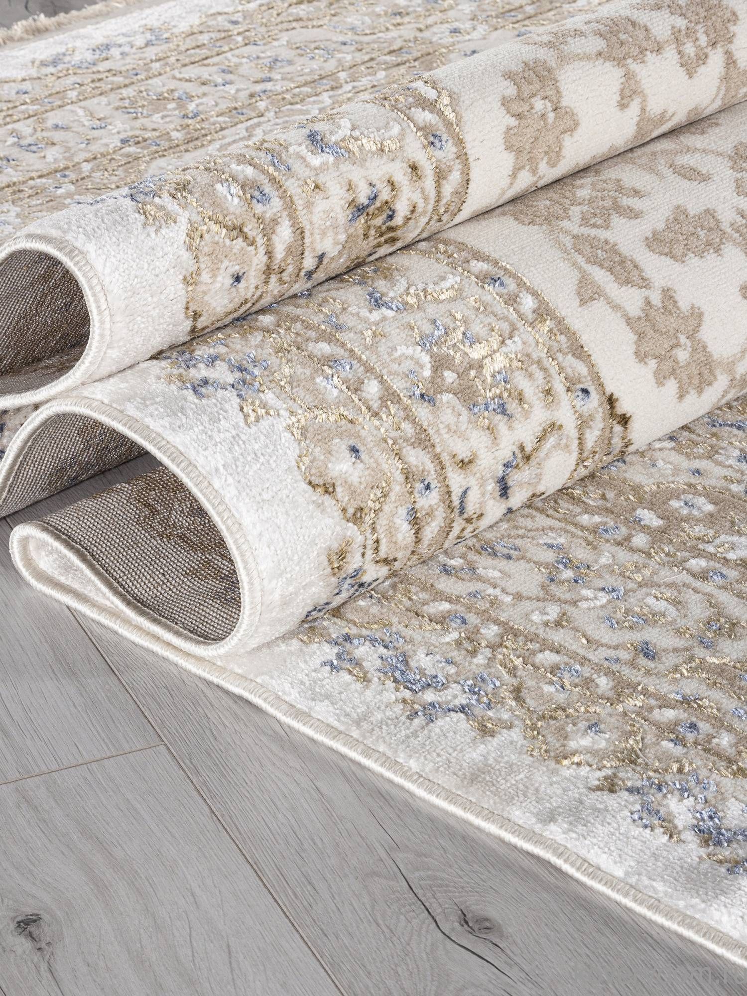 Ковер MOSSO 27239A CREAM / BLUE