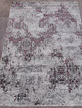 Ковер в спальню розовый GRAND 23418 950 GREY / PURPLE