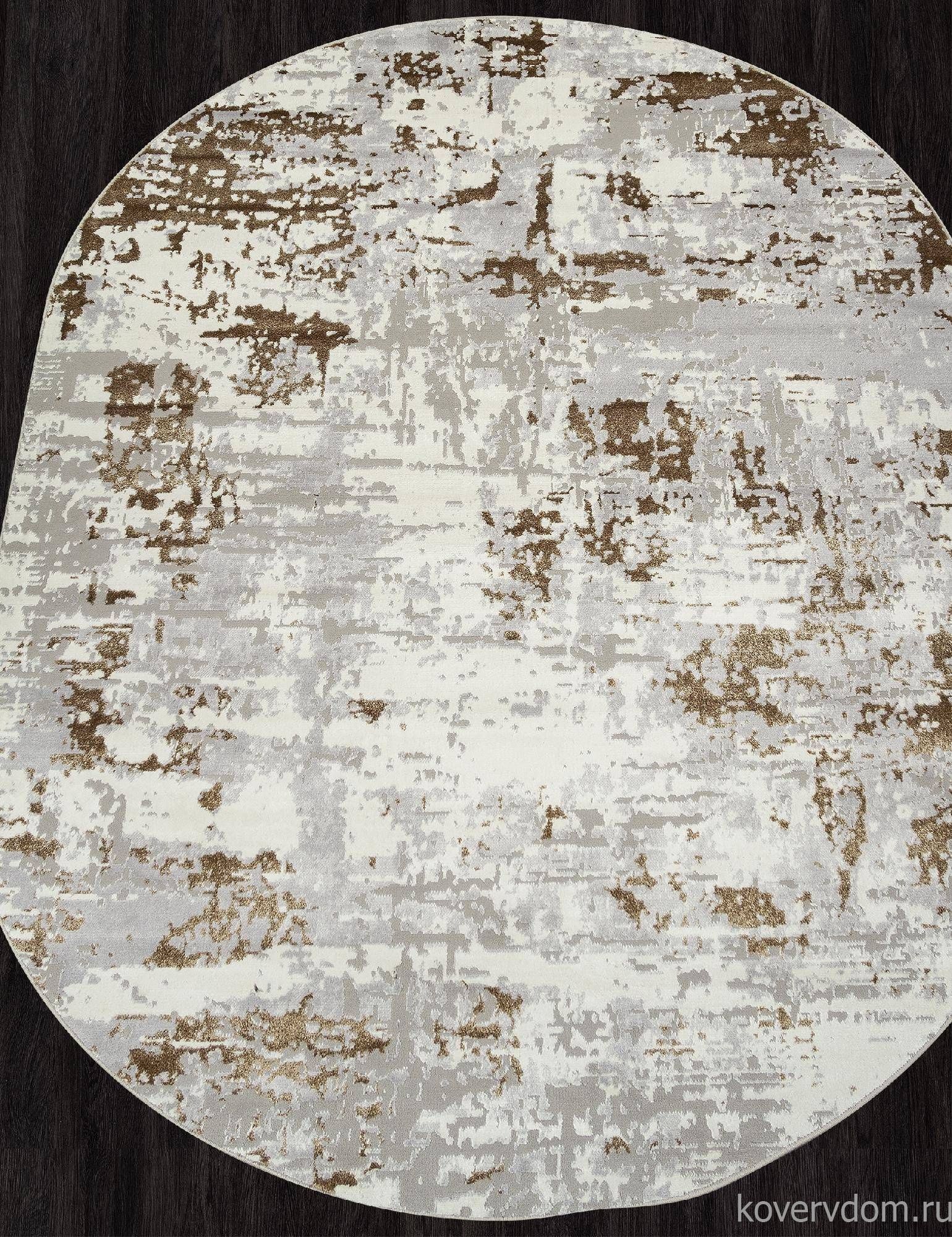 Ковер PALERMO F284 GRAY-GREEN Овал Ковер PALERMO F284 GRAY-GREEN Овал