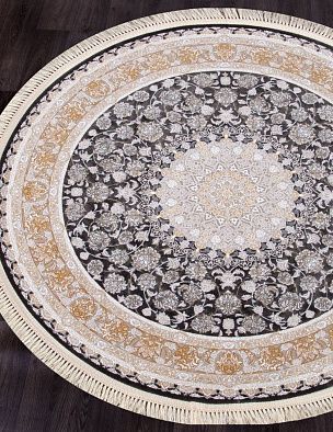 Ковер FARSI 1200 G142 DARK GRAY Круг