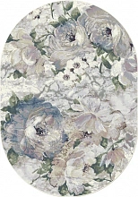 Овальный ковер Бельгийский с цветами ARGENTUM 63377 6121 овал