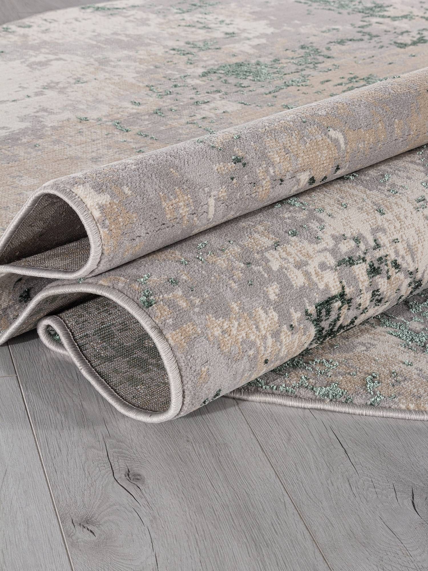 Ковер LIMAN F163 GRAY-GREEN Овал Ковер LIMAN F163 GRAY-GREEN Овал