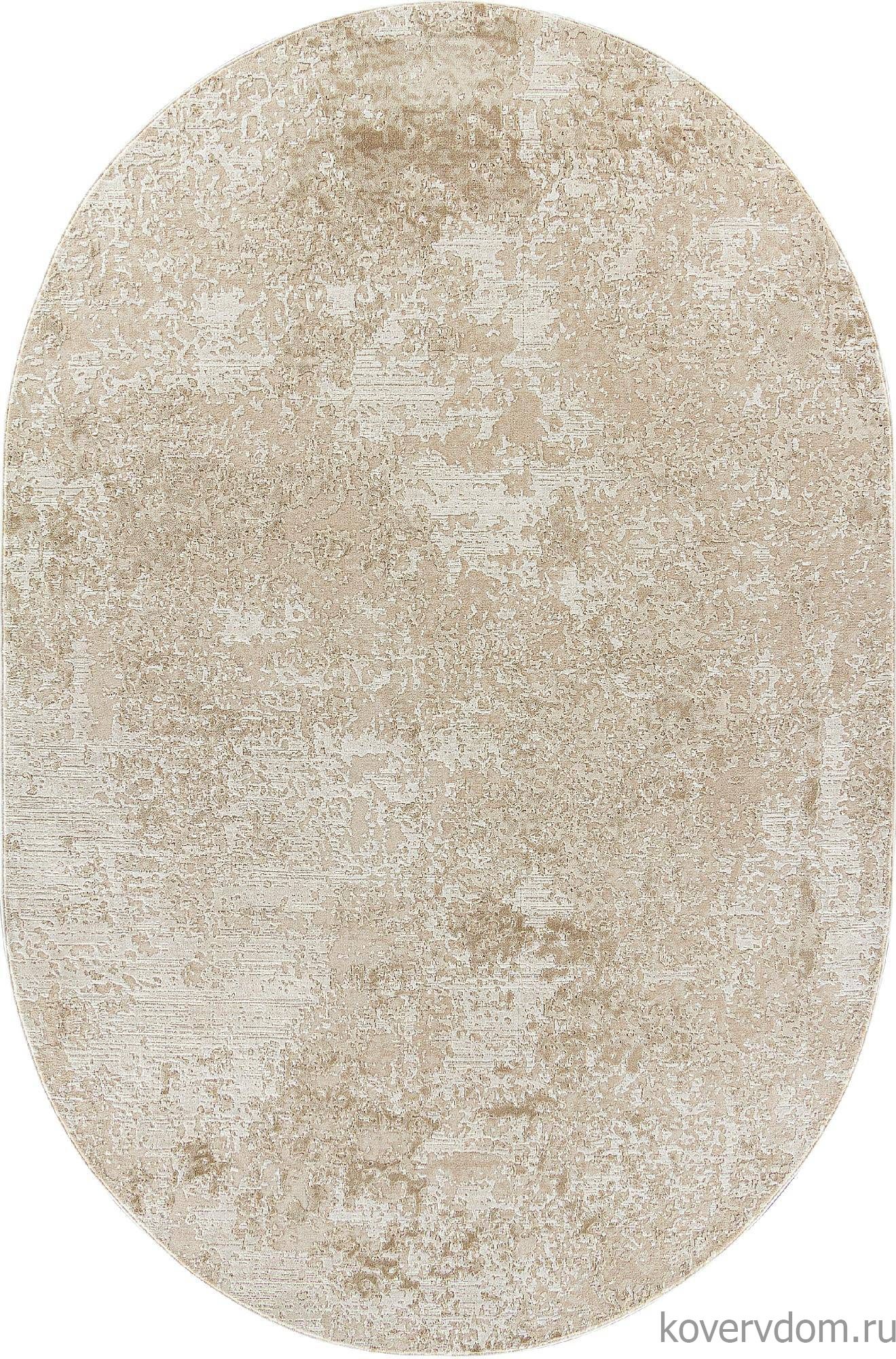 Ковер SIESTA M028A LIGHT BEIGE / BEIGE Овал Ковер SIESTA M028A LIGHT BEIGE / BEIGE Овал