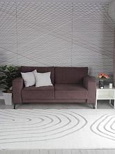 Круглый ковер RABBIT CARVING PX4002 CREAM / GREY