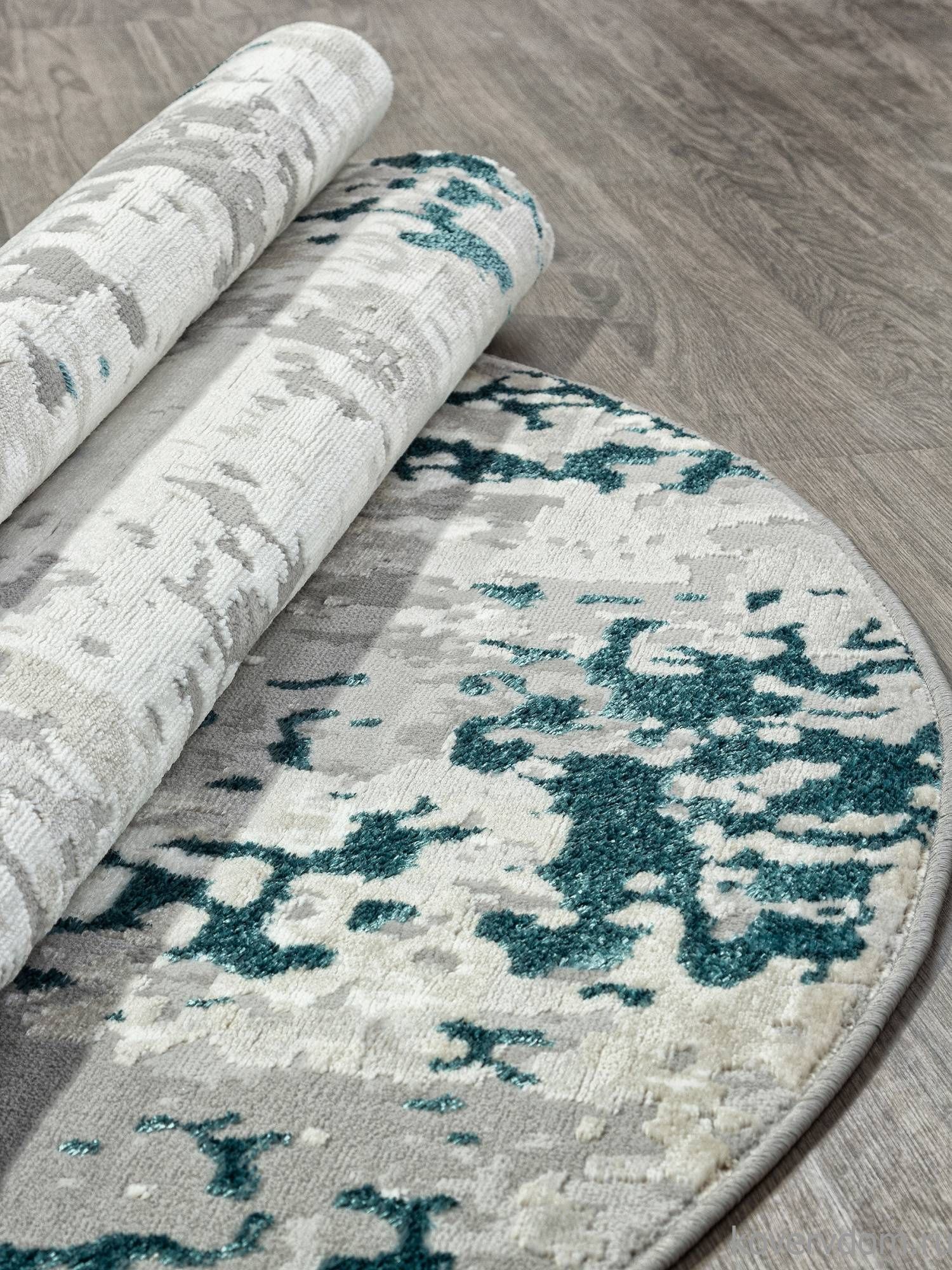 Ковер PALERMO F283 GRAY Овал