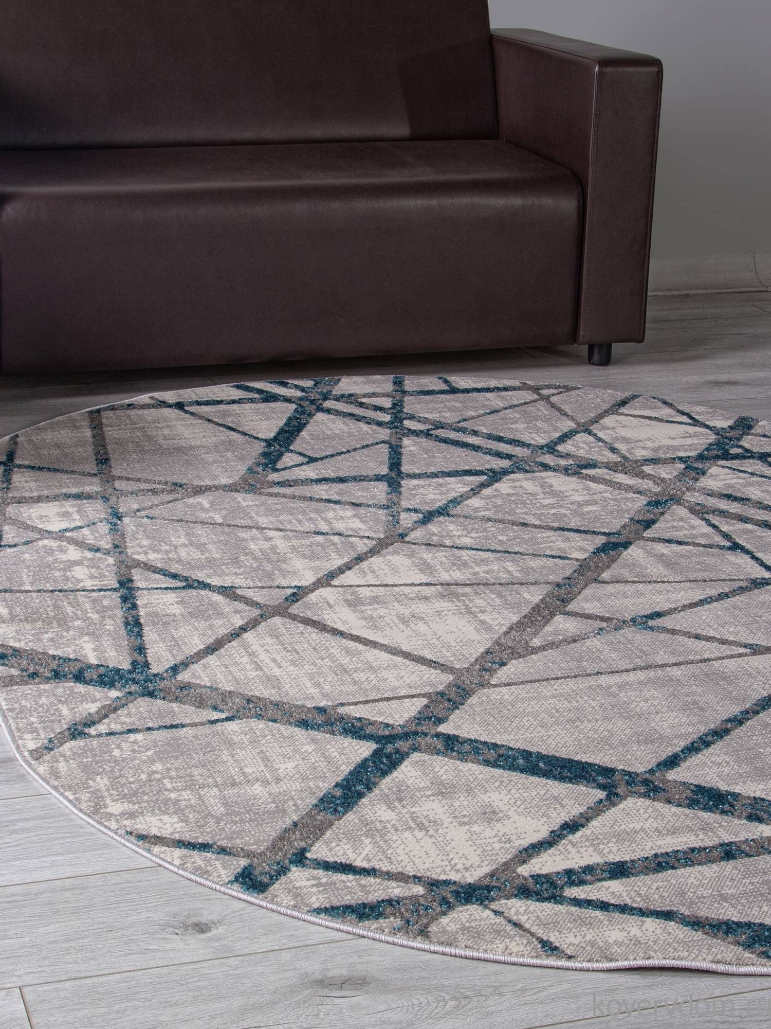 Ковер LIMAN F478 GRAY-BLUE Овал Ковер LIMAN F478 GRAY-BLUE Овал