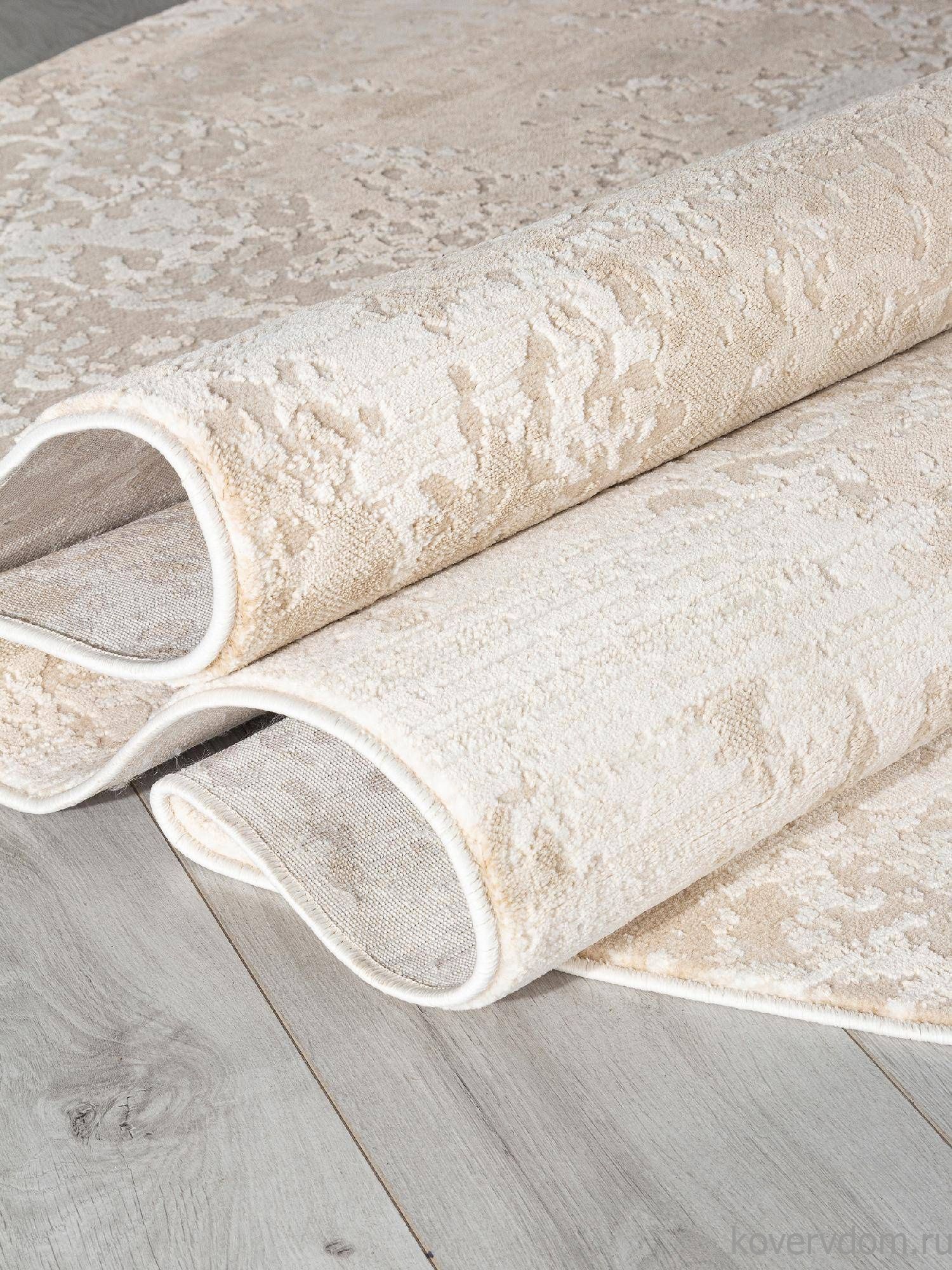 Ковер SIESTA M028A LIGHT BEIGE / BEIGE Овал Ковер SIESTA M028A LIGHT BEIGE / BEIGE Овал