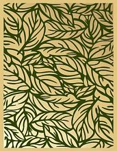 Рельефный ковер золотой из вискозы RIMINI 5098 191613 green