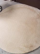 Ковер Шегги бежевый RABBIT LUXE PX2001 L.BEIGE Круг