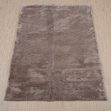 Ковер с длинным ворсом коричневый из искусственного меха Chic 1000A BROWN_3000