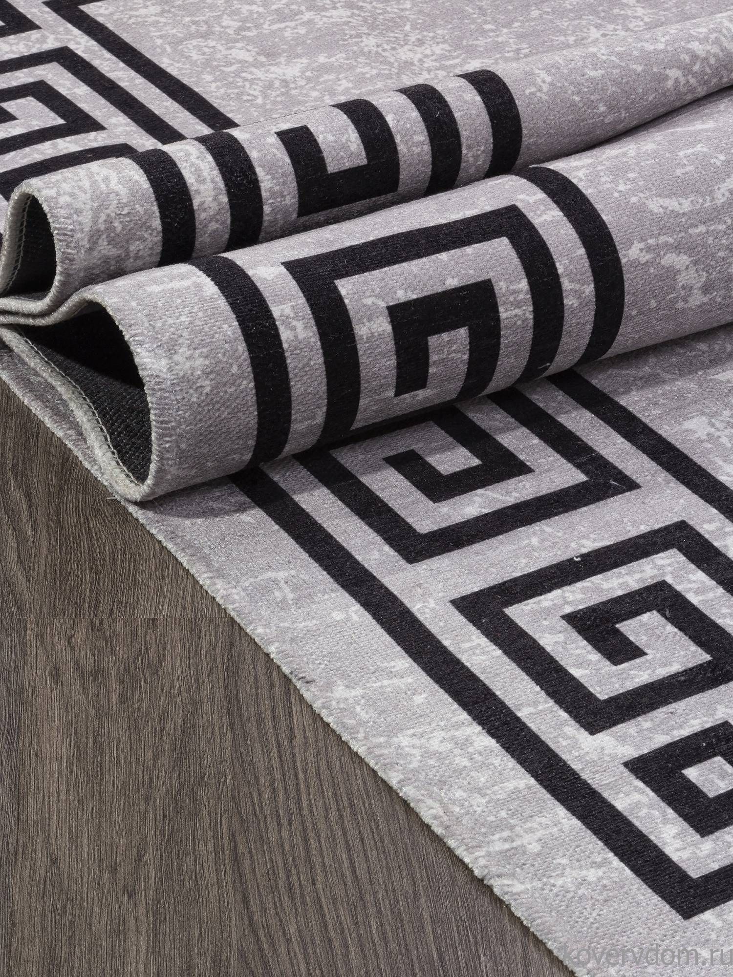 Ковер LOTUS AB194A GREY / BLACK Ковер LOTUS AB194A GREY / BLACK