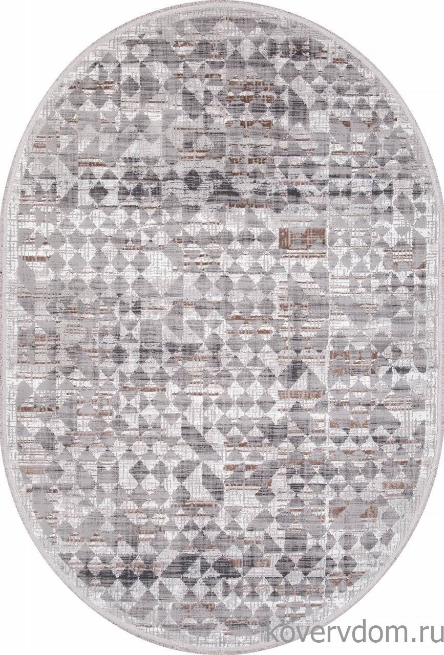 Ковер MODA 1450 ACIK GRI Овал Ковер MODA 1450 ACIK GRI Овал