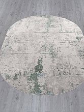Ковер LIMAN-A F169 CREAM-D.GREEN Овал