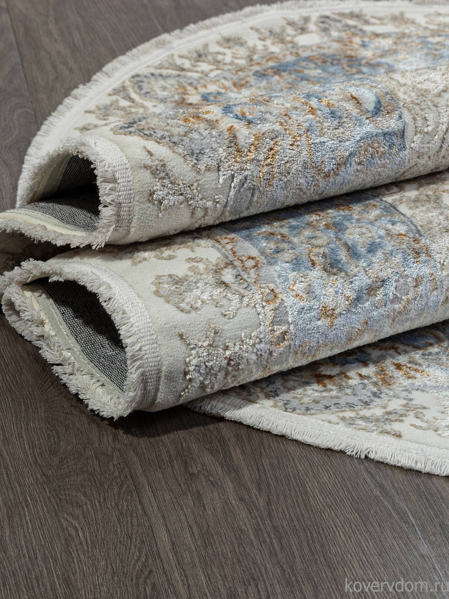 Ковер SAHARA 06066A L.BLUE FDY / CREAM HB Овал Ковер SAHARA 06066A L.BLUE FDY / CREAM HB Овал